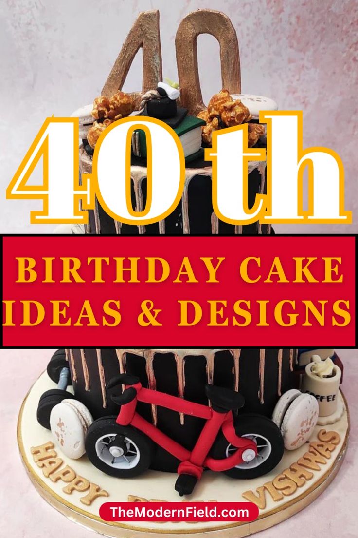 40th Birthday Cake Ideas