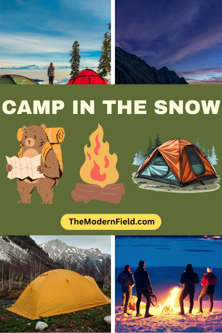 Camp in the Snow