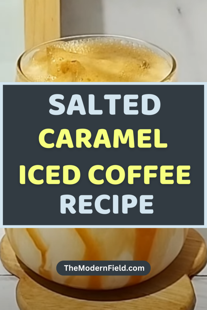 Salted Caramel Iced Coffee