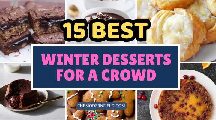 Winter Desserts for a Crowd