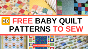 30 Baby Quilt Patterns to Sew for Boys & Girls - The Modern Field